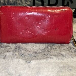 Christian Dior Patent Leather Wallet